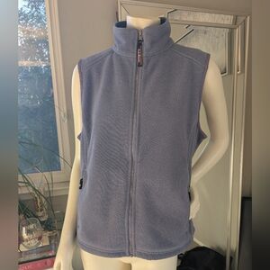 L.L. Bean Lavender Women's Fleece Vest - Full Zip-Close Front & Pockets